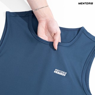 [TẶNG TẤT] Áo Tanktop Nam MENTORIS Vải Thun Lạnh, Áo Ba Lỗ Co Giãn 4 Chiều Thoáng Mát, Vận Động Thoải Mái MTT01