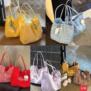 [HOẢ TỐC] Túi Tote Canvas 2in1 Hàn Quốc– Túi Đeo Vai Nữ Đựng Laptop iPad Đi Học Đi Làm Du Lịch Đa Năng Summer Bag 2026