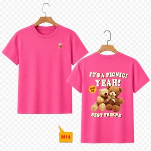 ÁO THUN UNISEX "IT'S A PICNIC" GẤU BÔNG IN LƯNG – THIẾT KẾ THỜI TRANG THEO GU RIÊNG CỦA BẠN!