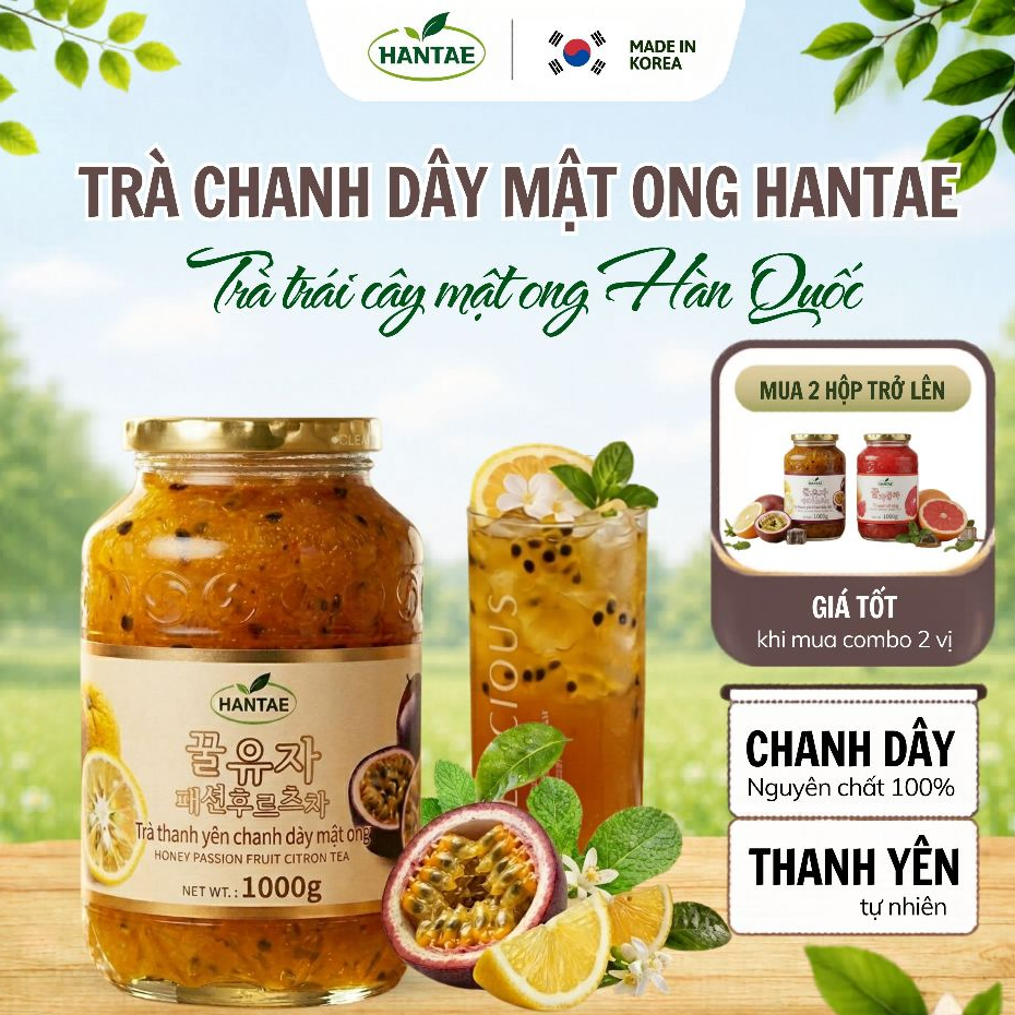 Trà Chanh Dây Mật Ong ( Thanh yên mix chanh dây)
