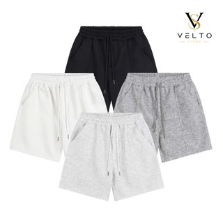 Quần Short Nam VELTO Form Trên Gối Vải Nỉ 2Da Mềm Mại Thoải Mái Thoáng Mát Phong Cách Hàn Quốc HS115