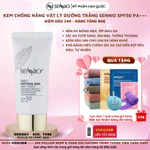 Kem chống nắng vật lý kiềm dầu 24h SPF50 PA+++ dưỡng trắng da, giảm thâm mụn - sạm nám Sennio 50g Daily Natural Cream — ảnh 1