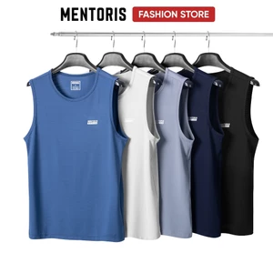 Áo Tanktop Thun Lạnh Nam MENTORIS, Form Regular Fit, Thiết Kế Basic, Chất Vải Mát, Co Giãn MTT01