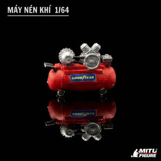 [SET Combo] V3 Phụ Kiện Gara Mô Hình Xe 1/64-Phụ Kiện Bàn Tools Sửa Chữa-máy nén khí-cân lốp-kệ-máy làm lốp Diorama Gara