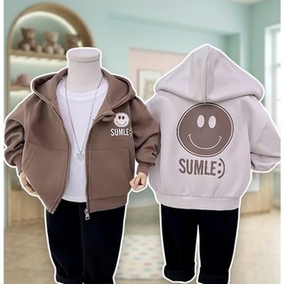 Áo Khoác Chống Nắng Trẻ Em SMAIL Bear8 Form Rộng UPF50+ Áo Khoác Bé Trai Bé Gái 6-40Kg