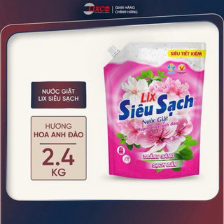 TÚI NƯỚC GIẶT LIX HOA ANH ĐÀO 2.4KG