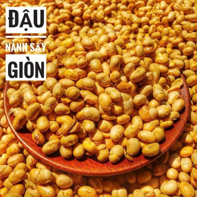 Đậu nành sấy giòn - Sấy mộc