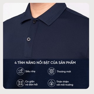 Áo Polo Nam MENTORIS Vải Cotton Cá Sấu, Form Regular Fit Tôn Dáng, Siêu Thoáng Khí, Bản Giới Hạn MPS