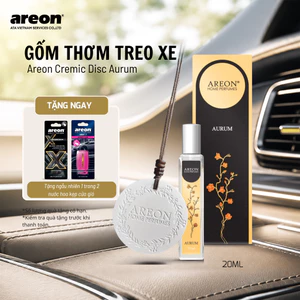 Gốm Thơm AREON Home & Car Aurum 20ml-Hương Thơm Chuẩn Châu Âu,Dùng Cho Ô Tô,Nhà Cửa,Quà Tặng Ý Nghĩa