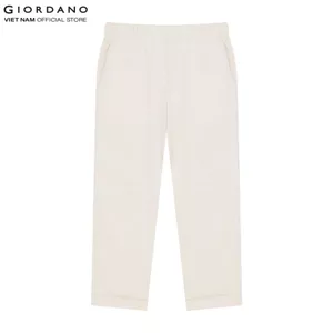 GIORDANO Quần Lửng Nữ Cotton Capri Long Pants 05424256