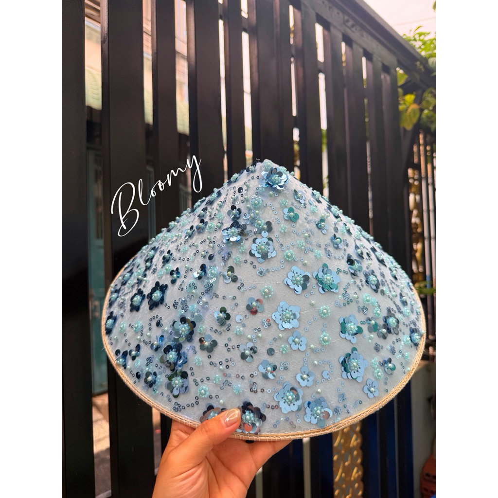 Nón lá Sequin Kim Sa Bloomy