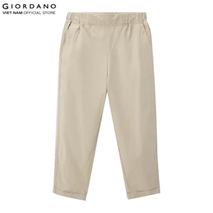 GIORDANO Quần Lửng Nữ Cotton Capri Long Pants 5425256