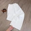 Quần kaki trắng kèm đai GUMIN thiết kế dáng suông rộng basic sang chảnh, quần jean nữ trẻ trung thanh lịch