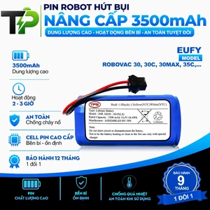 PIN ROBOT HÚT BỤI NÂNG CẤP EUFY ROBOVAC 30/ 30C/ 30MAX/ 35C BẢO HÀNH 9 THÁNG