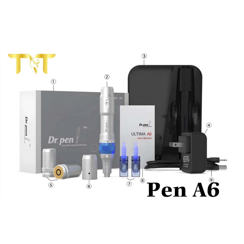 DR.PEN ULTIMA A6 BÚT VI KIM PHI KIM CHUYÊN NGHIỆP – HỖ TRỢ MỜ THÂM, GIẢM SẸO RỖ, HẤP THỤ TINH CHẤT