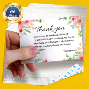 thư cảm ơn khách hàng đã mua hàng cho shop.