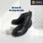 Giày Boot Nam Thấp Cổ Da Thật Màu Đen – Đế Cao Su Khâu Đế Chắc Chắn