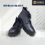 Giày Boot Nam Thấp Cổ Da Thật Màu Đen – Đế Cao Su Khâu Đế Chắc Chắn