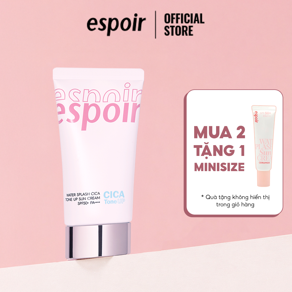 Kem Chống Nắng Espoir Water Splash Cica Tone Up Sun Cream SPF50+ PA++++ 60ml