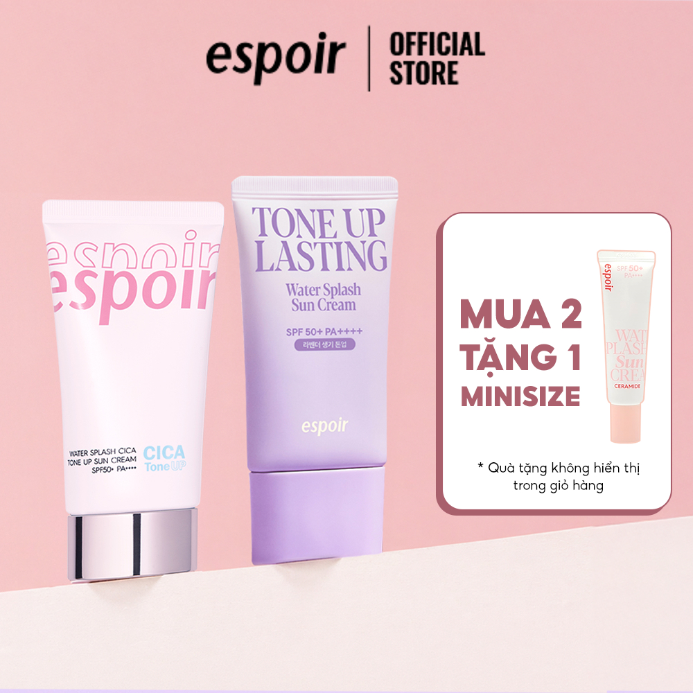 Kem Chống Nắng Espoir Water Splash Sun Cream Tone Up Lasting SPF50+ PA++++ 50ml