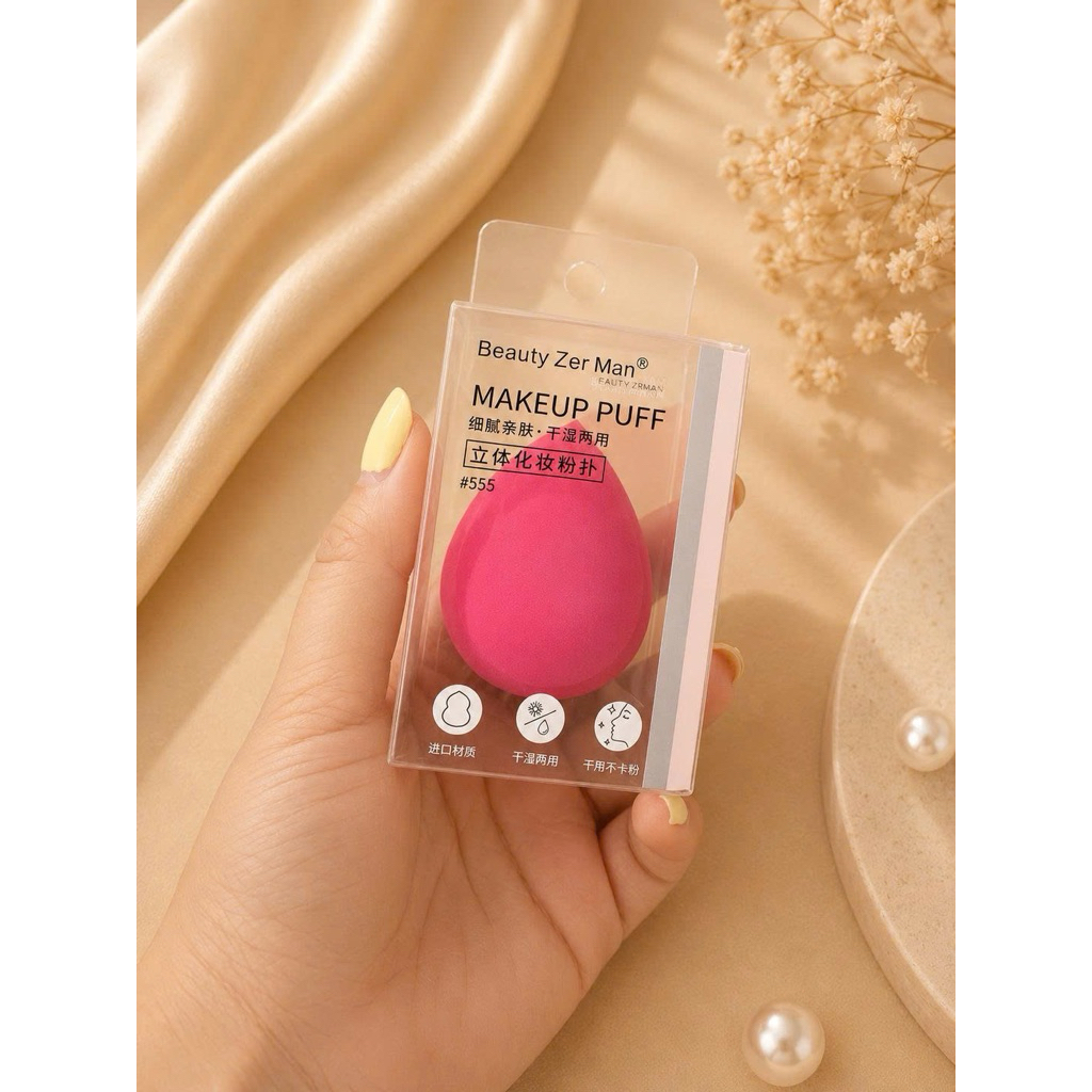 Mút Tán Nền Giọt Nước Cao Cấp - Mút Trang Điểm Siêu Mềm Không Ăn Phấn Tán Kem Nền Cushion NB13