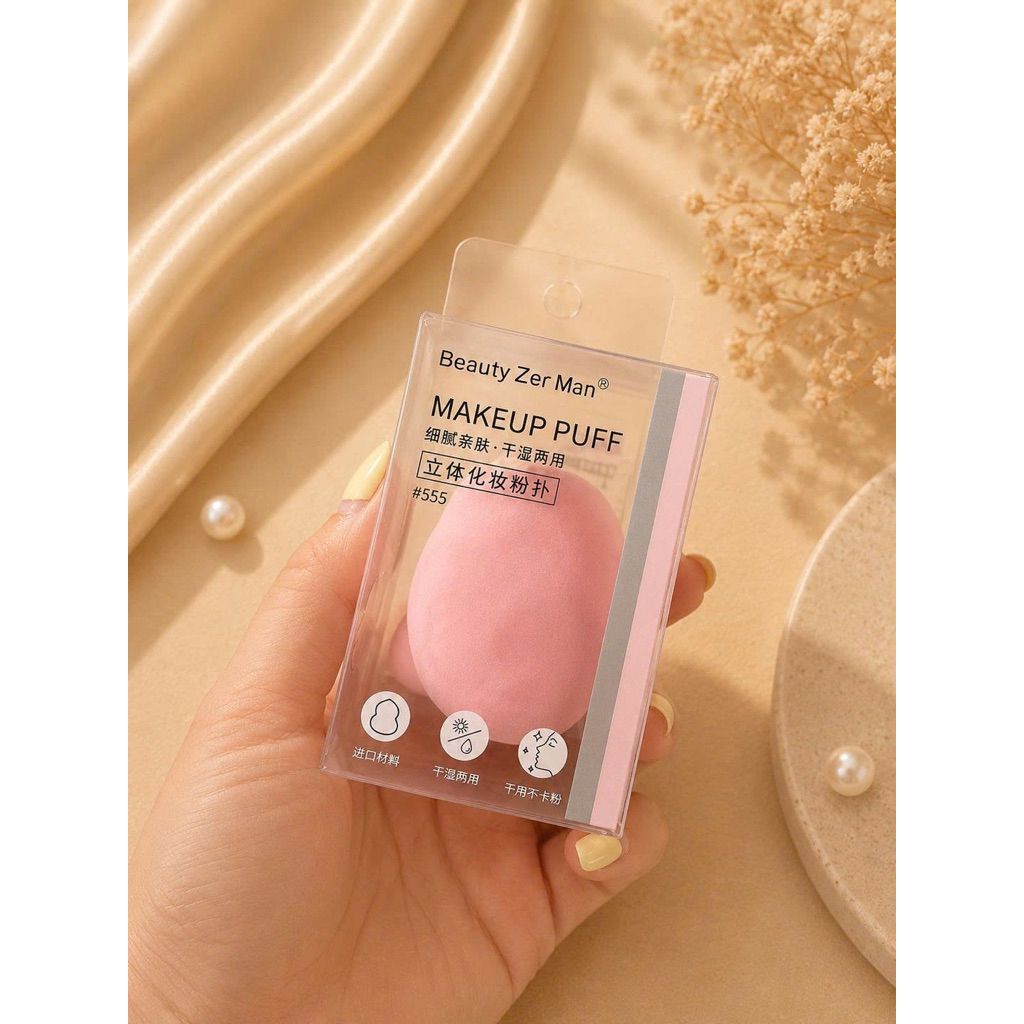 Mút Tán Nền Giọt Nước Cao Cấp - Mút Trang Điểm Siêu Mềm Không Ăn Phấn Tán Kem Nền Cushion NB13