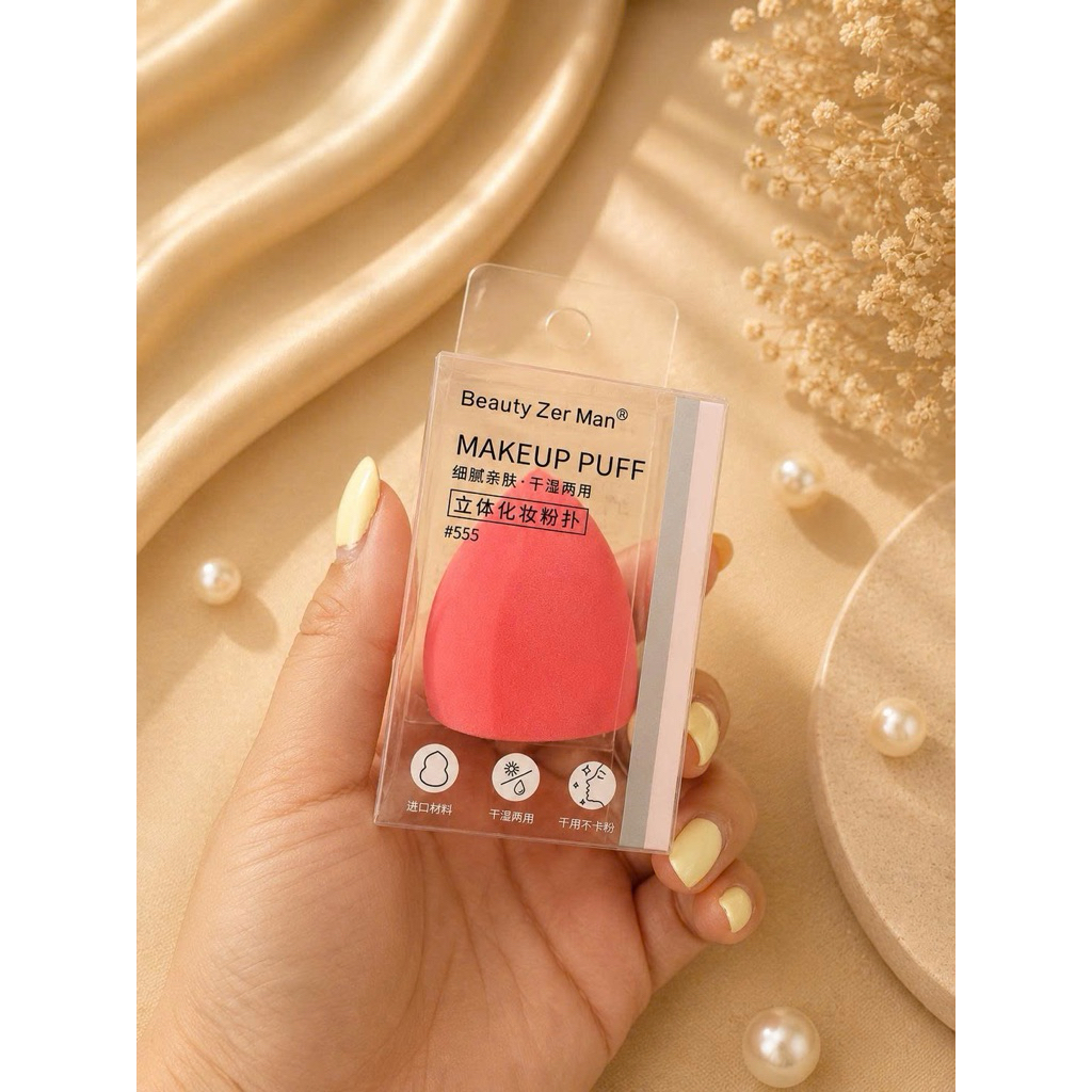 Mút Tán Nền Giọt Nước Cao Cấp - Mút Trang Điểm Siêu Mềm Không Ăn Phấn Tán Kem Nền Cushion NB13
