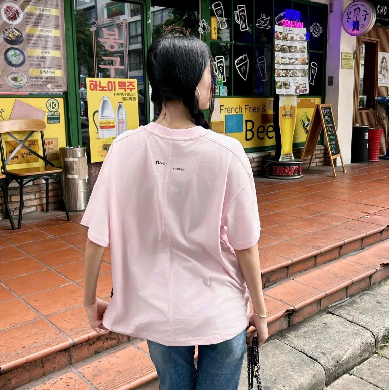 [NEW] Áo Thun Boxy Broken Nevasome Cotton 250gsm Local Brand Tay Lỡ Form Boxy Rộng Nam Nữ Menswear Womenswear