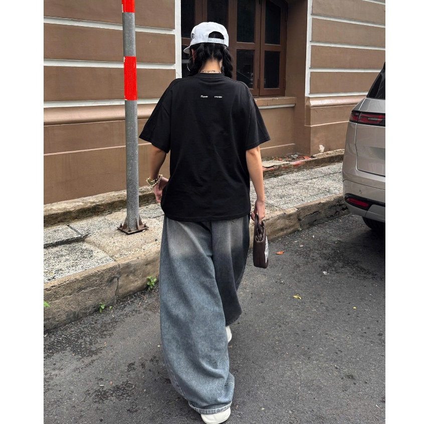 [NEW] Áo Thun Boxy Broken Nevasome Cotton 250gsm Local Brand Tay Lỡ Form Boxy Rộng Nam Nữ Menswear Womenswear