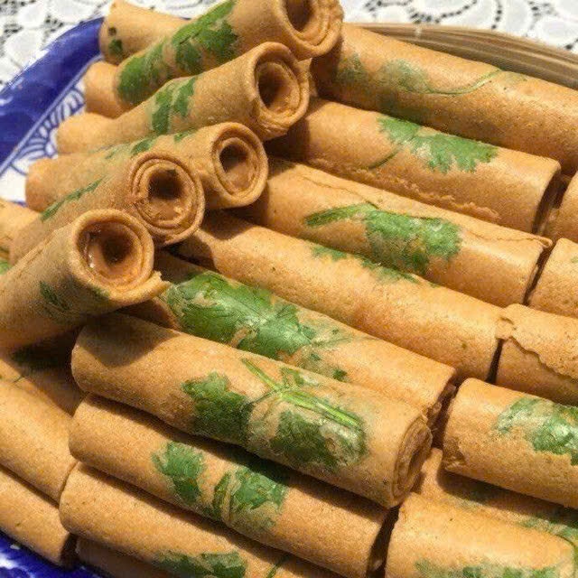 Bánh Ống Ngò Nhân Bơ Đậu Phộng Sầu Riêng