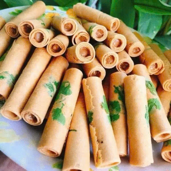 Bánh Ống Ngò Nhân Bơ Đậu Phộng Sầu Riêng