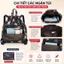 Ba Lô Dây Rút Gấp Gọn TN475-01 Họa Tiết Camo Hồng Xanh Chống Nước Vải Oxford Hàn Quốc Siêu Nhẹ Du Lịch Đi Học