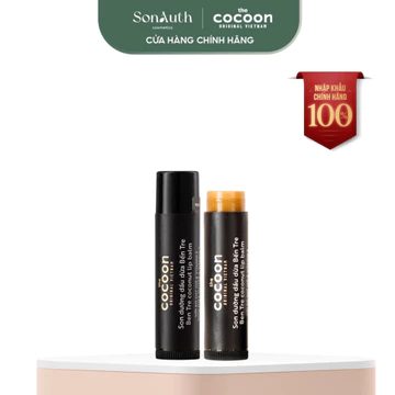 Son dưỡng dầu dừa Cocoon Ben Tre Coconut Lip Balm 5g