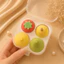 Mút Tán Nền Trái Cây Kèm Hộp Đựng - Mút Trang Điểm Hình Quả Lê, Quả Chanh, Quả Dâu Siêu Mềm Không Ăn Phấn NB12
