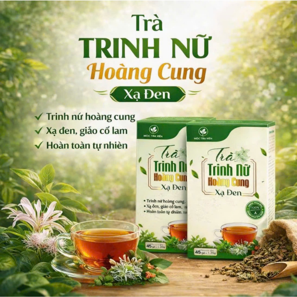 ComBo Mua 2 Tặng 1- Trà Trinh nữ Hoàng Cung  - Xạ Đen