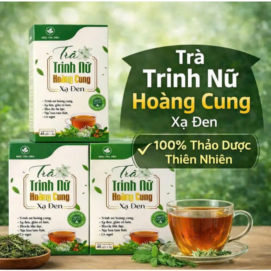 ComBo Mua 2 Tặng 1- Trà Trinh nữ Hoàng Cung  - Xạ Đen