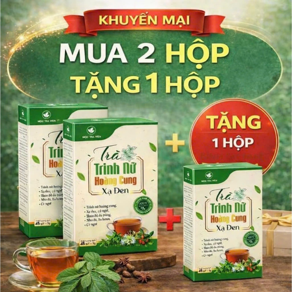 ComBo Mua 2 Tặng 1- Trà Trinh nữ Hoàng Cung  - Xạ Đen