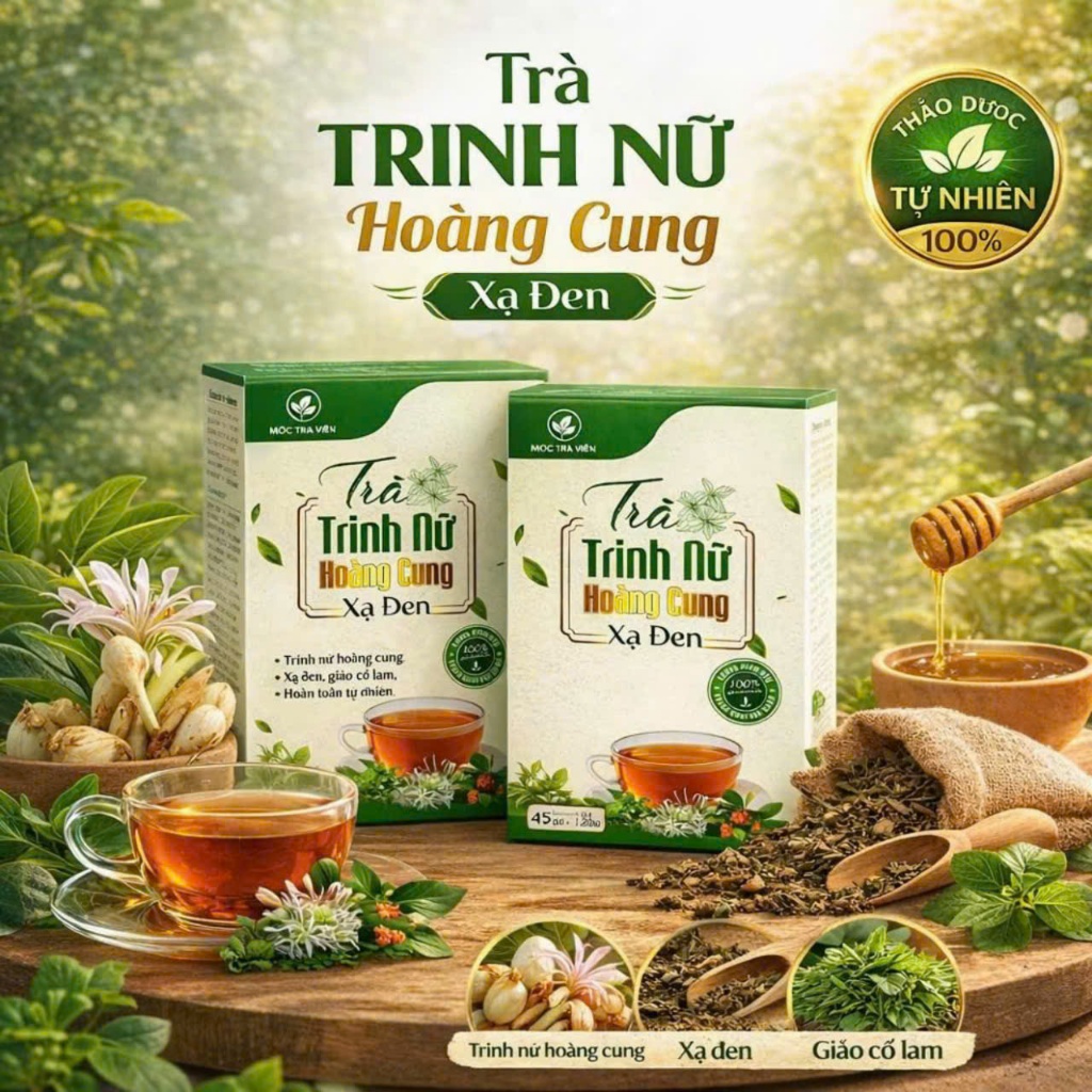 ComBo Mua 2 Tặng 1- Trà Trinh nữ Hoàng Cung  - Xạ Đen
