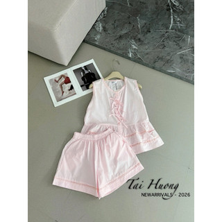 PHẠM THÙY SHOP: SET BỘ THÔ HÀN MIX QUẦN SHORT ẢNH THẬT CẬN CHẤT