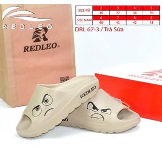 (Chính hãng) Dép Bánh Mì REDLEO DRL-67 Skipper Slide New Cao 4P Đúc Nguyên Khối Chống Thấm Nước Siêu Êm Siêu Nhẹ