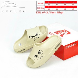 (Chính hãng) Dép Bánh Mì REDLEO DRL-67 Skipper Slide New Cao 4P Đúc Nguyên Khối Chống Thấm Nước Siêu Êm Siêu Nhẹ