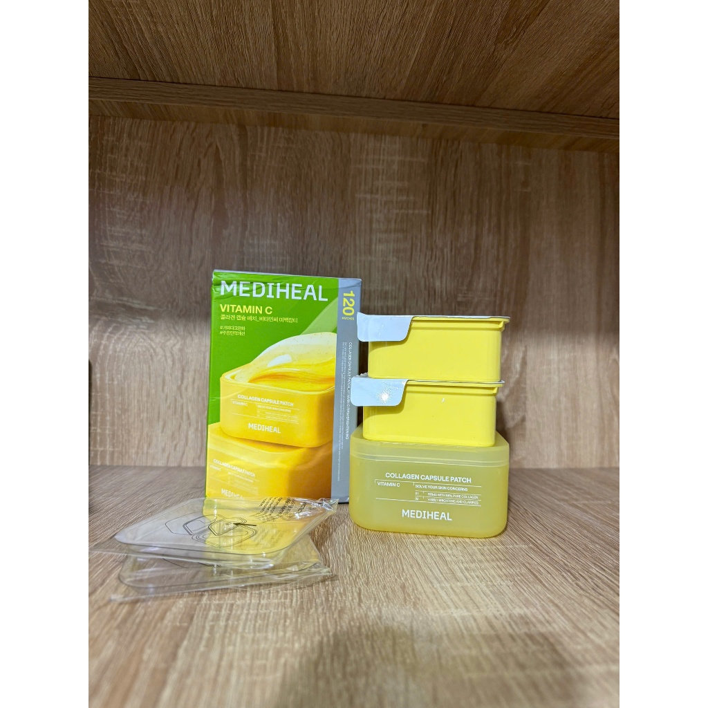 Mặt Nạ Dưỡng Da Mắt Mediheal Retinol/ Vitamin Collagen Capsule Patch 60 Miếng