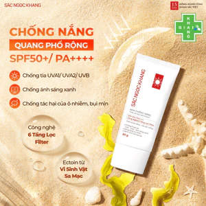 Kem chống nắng thế hệ mới Sắc Ngọc Khang 3in1 giúp tự tin tỏa sáng bất chấp nắng hè(Tube 70g)
