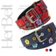HerBelt | Thắt lưng nữ khoen hoa 3.3cm vải denim, Dây nịt vải jeans màu đỏ, xanh TL603