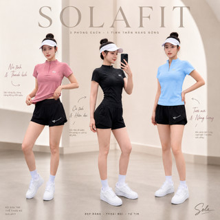 quần áo thể thao pickleball nữ - Áo thể thao nữ cổ polo - Jumpsuit tập yoga nữ 935