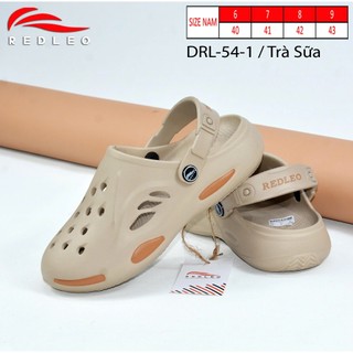 (Chính hãng) (Đặt tăng 1 size) Dép sục nam REDLEO DRL54, giày sục có lỗ thoáng khí, đi mưa rửa nước thoải mái nhẹ êm