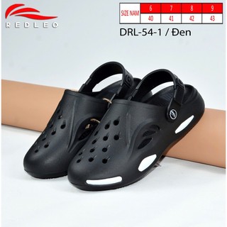 (Chính hãng) (Đặt tăng 1 size) Dép sục nam REDLEO DRL54, giày sục có lỗ thoáng khí, đi mưa rửa nước thoải mái nhẹ êm