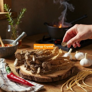 Nấm Lộc Nhung Sấy Khô Energy Crystal - Mùi Thơm Nhẹ Lan Trong Gian Bếp
