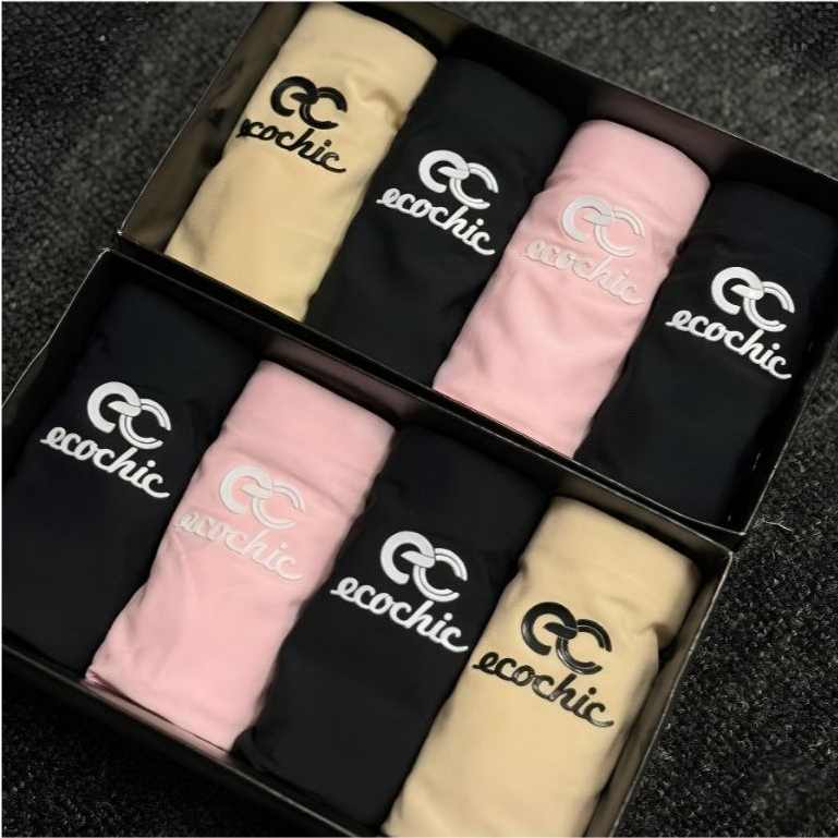 Quần Chip Nữ ECOCHIC Full Hộp 4 Màu Chất Liệu Cotton Co Giãn A699 [HÀNG KHÔNG ĐỔI TRẢ - QUAY VIDEO NHẬN HÀNG]