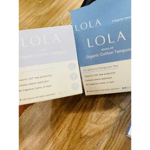 Băng vệ sinh tampon LOLA 100% Organic Cotton 8 cái,2 kích cỡ light và Regular